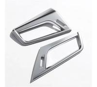 Coche Panel Control Central Embellecedor Adhesivo Salida Ventilación Aire Acondicionado Lateral Coche Para Serie 2 Active Tourer F45 F46 218i 2015-2018(Plata)