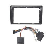 Coche Panel Player Audio Dash 2 Din Frame Kit Montaje En El Tablero Instrumentos 9" Radio Coche Fascia Para Mercedes Para Benz Para Vaneo W414 Accesorios(Cable de fascia canbus)