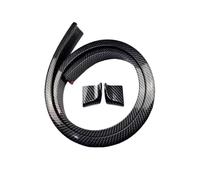Coche para Alerón Universal Alerón Blando Techo Trasero Maletero Alerón Trasero Labio Ajuste Palo Accesorios(Fibra de Carbon,3.5cm)