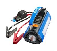 Coche para arrancador de batería e inflador de neumáticos, bomba de compresor de aire portátil de 6000 mAh, monitor de presión digital, luz LED, puerto USB para vehículo de 12 V, motocicleta, SUV
