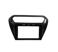 Coche Para Citroen Para Elysee 2014 2015 2016 2017 2018 Kit Montaje En El Tablero 2 Din 9 Pulgadas Instalación Radio Coche Dvd Marco Panel Fascia Plástico Accesorios(Solo marco negro)
