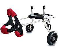 Coche para discapacitados para Mascotas en Silla de Ruedas para Perros, Coche para discapacitados en Silla de Ruedas para Perros de aleación de Aluminio Coche para Ejercicios Auxiliar de rehabilitaci