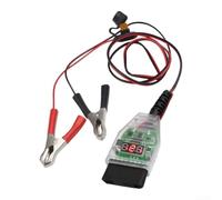 Coche para el ecu para el cable del ahorro de la memoria para el coche del | Pantalla de corriente de voltaje en tiempo real, evita la pérdida de datos, seguro para el intercambio de batería