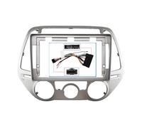 Coche Para Hyundai I20 2012 2013 2014 Auto Stereo Dash Fascia Trim Bisel 2 Din Head Unit Car Radio Frame Kit Accesorios(Cable de marco-2)