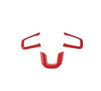 Coche Para Jeep Para Wrangler JL 2018-2021 Para Gladiator JT 2020-2021 Cubiertas De Volante De Coche Panel Decorativo JUNOOS(Red)
