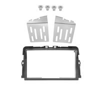 Coche para N&issan para Primastar 2011+ Fascia 2 DIN Frame Double DIN Frame Panel Kit Bezel Accesorios
