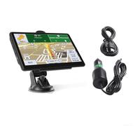 Coche para navi de 7 pulgadas con transmisor FM y para reproductor de MP4 | Pantalla TFT en pulgadas, memoria interna de 8 GB, visión clara de día y noche, ideal para coches