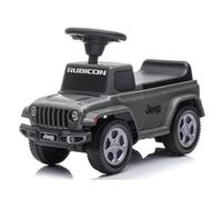 Coche para Niños Jeep Rubicon, Correpasillos Infantil Licenciado, Volante con Sonidos, Cajón bajo el Asiento, Negro, +12 Meses - RUNRUNTOYS