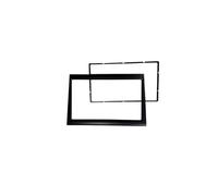 Coche para P&orsche 997 987 para Boxster para Cayman 2008 2009 2010 2011 2012 Marco De Salpicadero para Radio DVD De 2 DIN Panel Estéreo