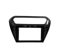 Coche para Peugeot 301 2014 2015 2016 2017 2018 Radio Coche 2 DIN 9 Pulgadas Instalación DVD Panel Fascia Kit Montaje Tablero Panel Estéreo(Black)