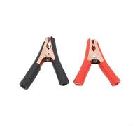 Coche para pinzas de cocodrilo, 2 piezas de 100 A para batería, clips de prueba rojo y negro para automoción para pruebas de batería para conexiones de puente