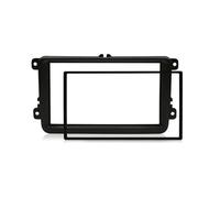 Coche Para VW Para Caddy Para Toureg Para T&ouran Para P&assat 2 Din Radio Coche Fascia Panel Estéreo Montaje En El Tablero Instalación Doble Marco DIN Accesorios(173 x 98 mm)