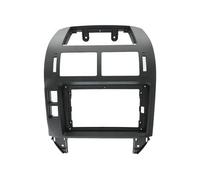 Coche para VW para Polo 2004-2010 Kit Marco Salpicadero Coche Panel Navegación Y Reproductor Multimedia 9 Pulgadas Panel Estéreo(Black)