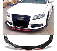 Coche Parachoques Delantero Labio Cuerpo Kit para Audi A4 B8 S4 2008 2009 2010 Divisor de Labios Canard Spoiler Difusor Protector