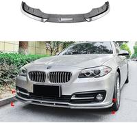 Coche Parachoques Delantero Labio Cuerpo Kit para BMW 5 Series F10 F11 LCI 2015-2017 Divisor de Labios Canard Spoiler Difusor Protector