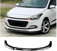 Coche Parachoques Delantero Labio Cuerpo Kit para Hyundai I20 MK2 Pre-Facelift 2015-2017 Divisor de Labios Canard Spoiler Difusor Protector