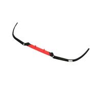 Coche Parachoques Delantero Universal Spoiler Labio Barbilla Falda Delantera Splitter Kit Carrocería Extensión Protectora Exterior Decoración Accesorios(B Black and Red)