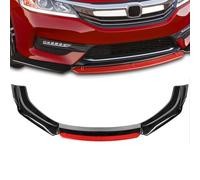 Coche Parachoques Spoiler Delantero para Peugeot 308 2016-2019,Coche Lip Delantero Splitter Difusor Accesorios Trim Autopartes,A-Red