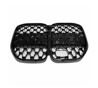 Coche Paragolpes Delantero Panal Radiador Toma Aire Grille Racing Tanque Agua Cubierta Protectora 2 Puertas Para 4 Serie G22 G23 Parrilla del parachoques delantero(Black With ACC)