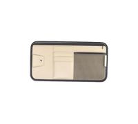 Coche Parasol Bolsa De Almacenamiento para A3 8V A4 B8 B9 A5 2012-2019, Bolsas Organizador Visera Guardar Colgante Soporte Gafas para Tarjetas Recibos,Beige