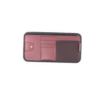 Coche Parasol Bolsa De Almacenamiento para BMW X3 X5 X7 X1 IX X6 X2 X4 4 3 5 7 2 8 Series Z4 XM, Bolsas Organizador Visera Guardar Colgante Soporte Gafas para Tarjetas Recibos,Red