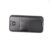 Coche Parasol Bolsa De Almacenamiento para BMW X3 X5 X7 X1 IX X6 X2 X4 4 3 5 7 2 8 Series Z4 XM, Bolsas Organizador Visera Guardar Colgante Soporte Gafas para Tarjetas Recibos,Black