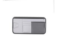 Coche Parasol Bolsa De Almacenamiento para BMW X3 X5 X7 X1 IX X6 X2 X4 4 3 5 7 2 8 Series Z4 XM, Bolsas Organizador Visera Guardar Colgante Soporte Gafas para Tarjetas Recibos,Grey