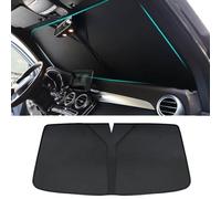 Coche Parasol para Porsche Macan SUV 2014-2022, Parasol para Ventana Delantera de Coche Plegable Protección UV Parasol para Parabrisas de Coche