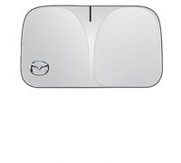 Coche Parasol Parabrisas Delantero para Mazda CX-3,Plegable Automóvil Sombrilla con Coche Logo Emblema Protección Solar y UV Mantiene tu Choche Fresco Accesorios Interior,C