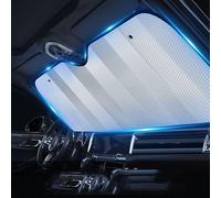 Coche Parasol Parabrisas, para Ford Capri EV 2024 UV Aislamiento Térmico Coche Delantero Protector Interior del Coche