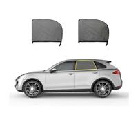 Coche Parasol Ventana Lateral para VW T-ROC 2011-2027, Parasoles Transpirable Malla Mosquitera Protección Solar Visera Interior Protege Accesorios,B/Rear-Window