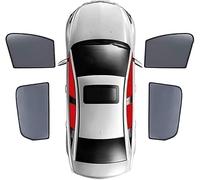 Coche Parasoles para Audi A4 Sedan 2000-2005, Cortinillas Boquear Los Rayos UV Y El Calor Proporcionar Privacidad,C/4pcs-doors-window