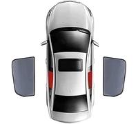 Coche Parasoles para Volkswagen Tiguan 2018-2023, Delanteras Trasera Ventanas Laterales Transpirable Calor Protección Parasoles, Protección Rayos UV,B/2pcs-rear-doors