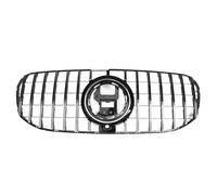 Coche Parrilla Para Benz X167 Para GLS Clase 2020-2023 GLS400 GLS450 GLS580 Parrilla Delantera Racing Grill Capó Parachoques Superior Rejilla Malla Rejilla Frontal(Silver)