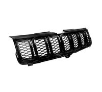 Coche Parrilla Para Jeep Para Grand Para Cherokee 2017-2019 2020 Parachoques Delantero Rejilla Superior Parrilla Negro Embellecedor Estilo Coche Rejilla Frontal