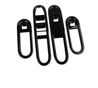 coche parte botón Compatible con Mini para Countryman U25 F65 2024 2025 interruptor ventana elevador botones panel cubierta pegatinas decorativas el interior coche.(Black)