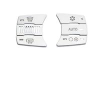 coche parte botón Compatible con Serie 5 E60 2004 2005 2006 2007 botón aire acondicionado interruptor cubierta decoración pegatina accesorios automóviles