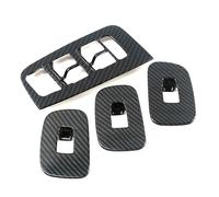 coche parte botón Compatible con Volvo XC60 2018 2019 2020 2021 2022 Reposabrazos puerta Elevalunas Interruptor Botón Panel Cubierta Embellecedor Adhesivo Interior Coche(Black)