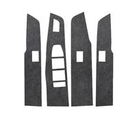 coche parte botón Compatible con X3 G48 G45 2025 LHD RHD Panel elevación interruptor ventana coche Marco moldura Adhesivo Decoración interior coche(LHD Black)