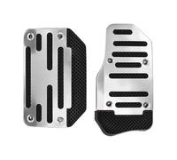 Coche Pedal Almohadilla Transmisión Automática Universal Juego Almohadillas Pie Gas Y Combustible Pedales Herramientas Antideslizantes Aleación Aluminio Almohadillas Reposo