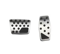 Coche Pedal Freno Para Jeep Para Compass 2017-2021 Para Renegade BU 2015-2023 AT Pedales Coche Pedal Acelerador Freno Reposapiés Cubiertas Almohadillas(AT without Rest)