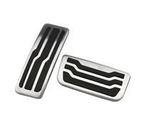 Coche Pedal Freno Pedales De Acero Inoxidable Para Ford Everest Para Ranger 2016-2023, Cubierta De Pedal De Freno Y Acelerador AT MT(AT without Rest)