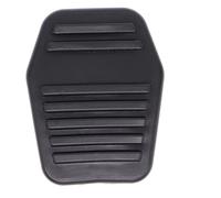 Coche Pedales Freno Cubierta De Goma Para Pedal De Embrague De Freno De Coche Para Ford Fiesta 5 MK5 2002 2003 2004 2005 2006 2007 2008 Classic Ikon(1Pc)