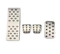 Coche Pedales para Civic 2005-2020 para LHD Almohadillas Aluminio Juego Pedal Acelerador Gas Freno Reposapiés AT/MT Accesorios Coche Necesitan Perforación Pedal Reposapiés Freno(D 10th MT No Drill)