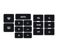 Coche Pegatina Compatible Con A6 C5 AC Climatizador Aire Acondicionado Calefacción Botón Control Reparación Pegatina Cubierta Embellecedora Calcomanías Accesorios Para Auto