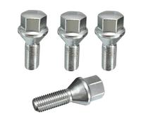Coche Pernos de Rueda 1/4 Tuercas De Rueda Aleación M12x1.5mm Para BMW Para Serie 3 E21 E30 E36 E46 E90 E91 E92 E93 1975-2012(4PCS)
