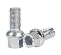 Coche Pernos de Rueda 4 Tornillos Para Ruedas Coche WHT002437 Tuercas De Acero Plateado Para Audi Para A5 Para A6 Para A8