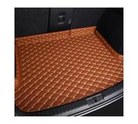 Coche Personalizadas para Serie 3 E46 E90 E91 E92 E93 F30 F31 Almohadilla Protectora Interior Alfombra Cuero Lujo Antisuciedad Alfombrilla Carga Maletero(Marrón)