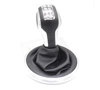 Coche Pomo Palanca Cambios para Citroen C4 MK12004 2005 2006 2007 2008 Manual Perilla Palanca Cambios Coche Collar Cambio Marchas Polaina Funda Bota Palanca Pluma Palanca Velocidad Coche (Color : SIL