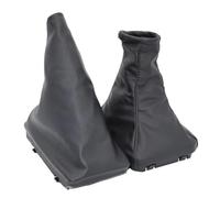 Coche Pomo Palanca Cambios para Opel para Vauxhall para Corsa C 2000-2006 para Tigra B 2004-2009 para Combo C 2001-2003 Funda De Cuero PU Palanca Cambios Freno Mano Perilla Cambio Marchas(Gear Gaiter